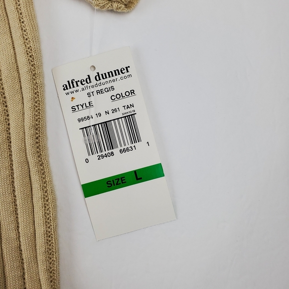 Alfred Dunner NWT short sleeve tan sweater L - Picture 7 of 7